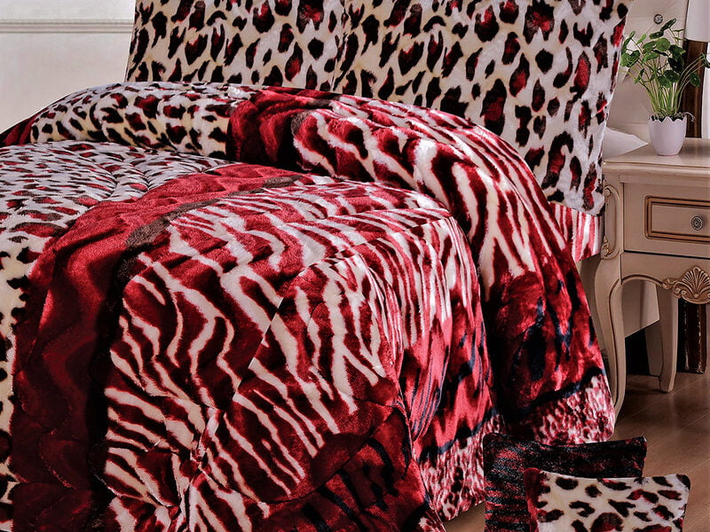 Tigers Soft Fur Duvet Cover Set - 3 Pieces - Home & Touristic Village/Modern