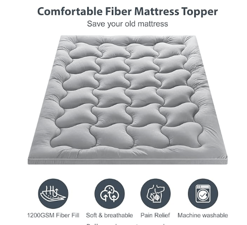 Tigers Trade Lines Experience the epitome of comfort and luxury with Tigers Brand Mattress Topper, meticulously crafted with a blend of Egyptian cotton and super soft fiber filling. Designed to elevate your sleep experience, our mattress topper offers a myriad of benefits that transcend traditional bedding solutions.