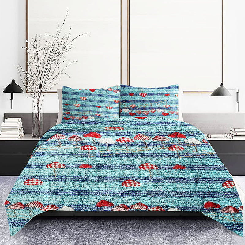 Tigers Trade Lines Luxurious Egyptian cotton material for supreme softness and durability. Modern printed design adds sophistication to any bedroom decor. Lightweight yet warm fiber filling with a 5 Tog rating for year-round comfort. Includes 4 pieces: 1 coverlet, 1 bed sheet, and 2 pillowcases. Perfectly sized for master bedrooms at 230cm x 240cm. Easy-care machine washable for convenience. Proudly crafted by Tigers, a leading Egyptian brand known for quality and elegance.